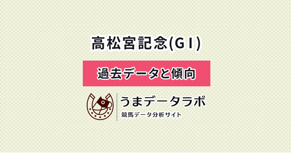 高松宮記念　傾向と過去データ