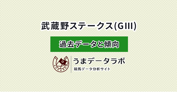 武蔵野ステークス　傾向と過去データ